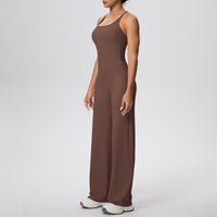 Micro Brushed Solid Color H Shaped Yoga Wear Set