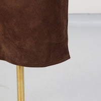 Personalized Street High Slit Long Skirt Autumn Pleating Lace up Fashionable Niche Skirt