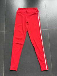 Color Contrast Patchwork Running Quick Drying Fitness Pants Breathable Outer Wear Tight Sports Pants High Waist Hip Lift Yoga Pants Women