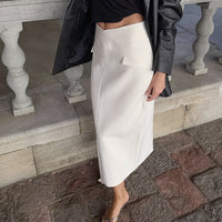Women’s High Waist A-Line Skirt – Retro Long Spring Style - Modestly Vogue 
