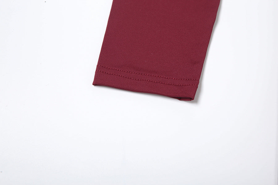 Elegant Pleated Waistline Slimming  V Neck Long Maxi Dress - Modestly Vogue 