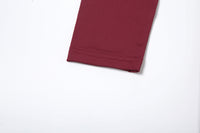 Elegant Pleated Waistline Slimming  V Neck Long Maxi Dress - Modestly Vogue 