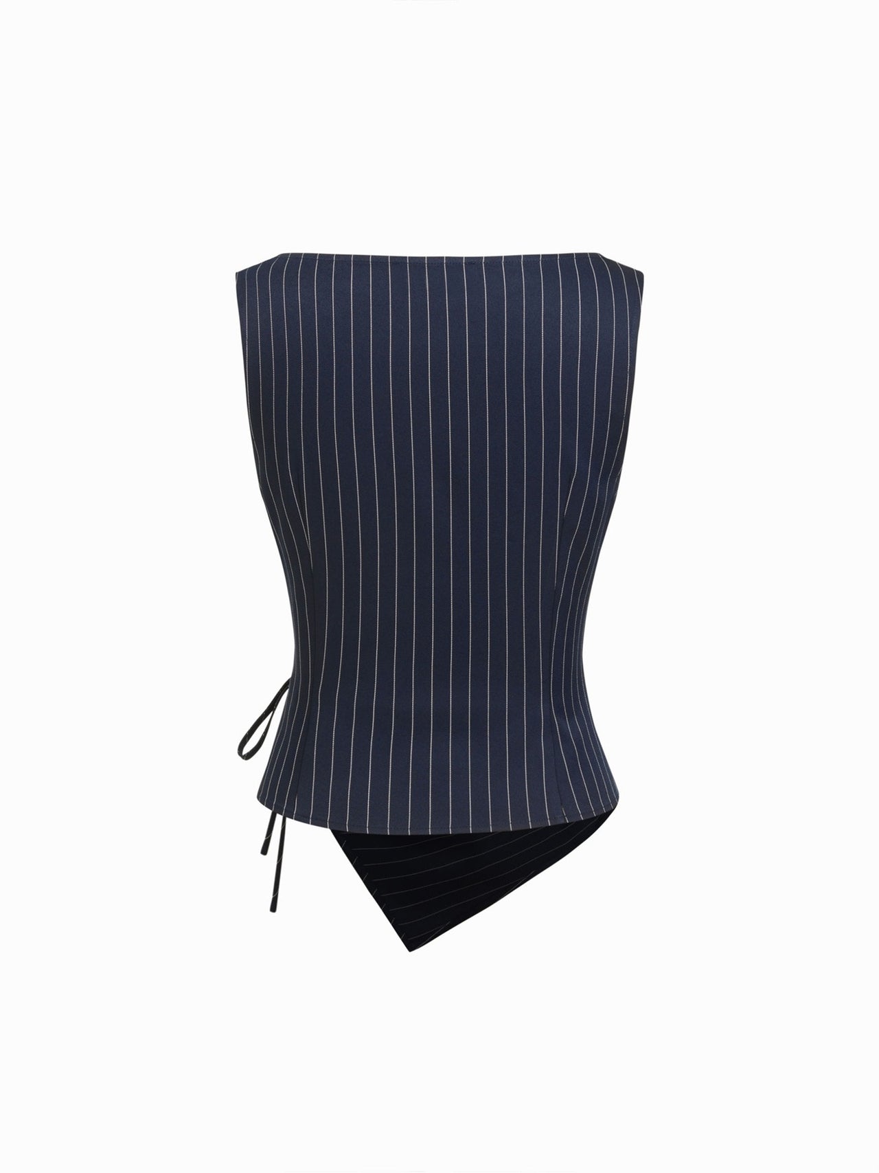 Pinstripe Structured Pant Set - Modestly Vogue 