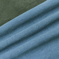 Blue Denim Black Striped Jeans - Modestly Vogue 