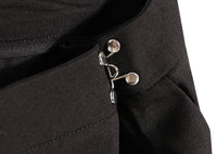 Neutral Classic All Matching Casual Pants Women Spring Summer High Waist on Both Sides Metal Buckle Slim Fit Flab Ankle Length Pants - Modestly Vogue 