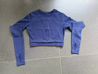 Long Sleeve Yoga Clothes High Strength Workout Clothes Pilates Running Sport Long Sleeve Top