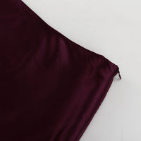 Women Clothing Satin Skirt Women Spring Summer Patchwork Mesh Double Layer Design Sheath - Modestly Vogue 