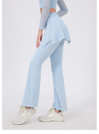 Yoga Pants with Skirt | One-Piece Modest Fitness Leggings - Modestly Vogue 