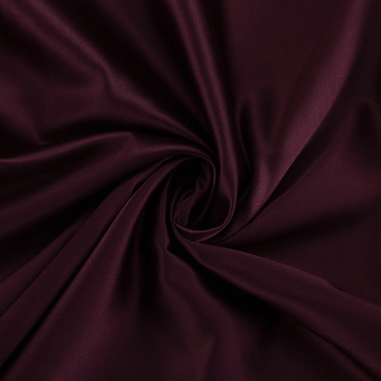 Women Clothing Satin Skirt Women Spring Summer Patchwork Mesh Double Layer Design Sheath - Modestly Vogue 