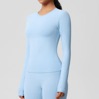 Nude Feel Brushed Slimming High-Strength Yoga & Running Long Sleeve