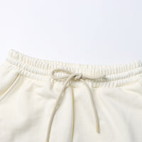 Neutral Draping Stitching Tied Drawstring Adjustable Slimming High Waist Straight Solid Color Casual Pants Women