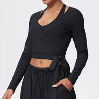 Brushed Yoga Long Sleeve Strap – Personalized Yoga & Fitness Wear