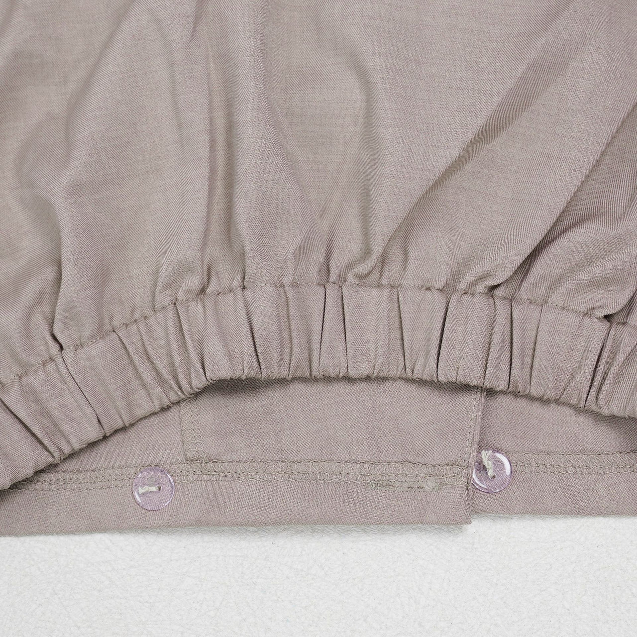 Office Casual Large Collared Pleated Sleeves Work Pant Two Piece Sets - Modestly Vogue 