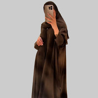 Multi Colored Long Open Abaya Kimono - Modestly Vogue 