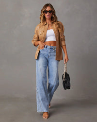 Blue Denim Trousers Denim Trousers Jeans - Modestly Vogue 