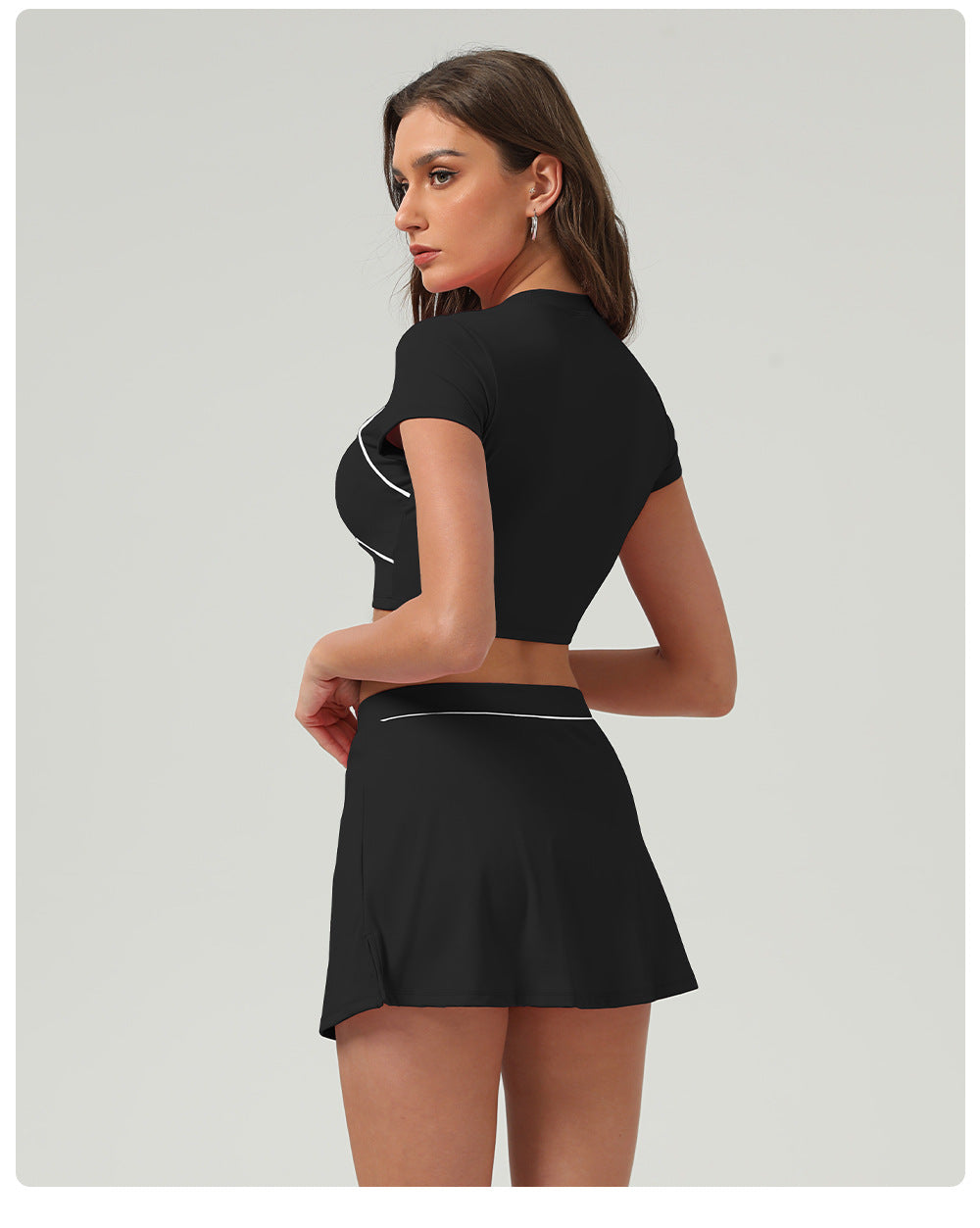 Quick-Drying Short Sleeve Workout Top – Women's Running & Yoga T-Shirt