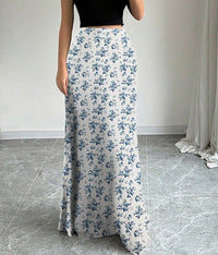 Women’s Satin Maxi Skirt – Elegant Summer Silk Style - Modestly Vogue 