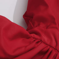 Deep Vest Summer Non Specification Ruffled Tube Top Cinched Waist Evening Top - Modestly Vogue 