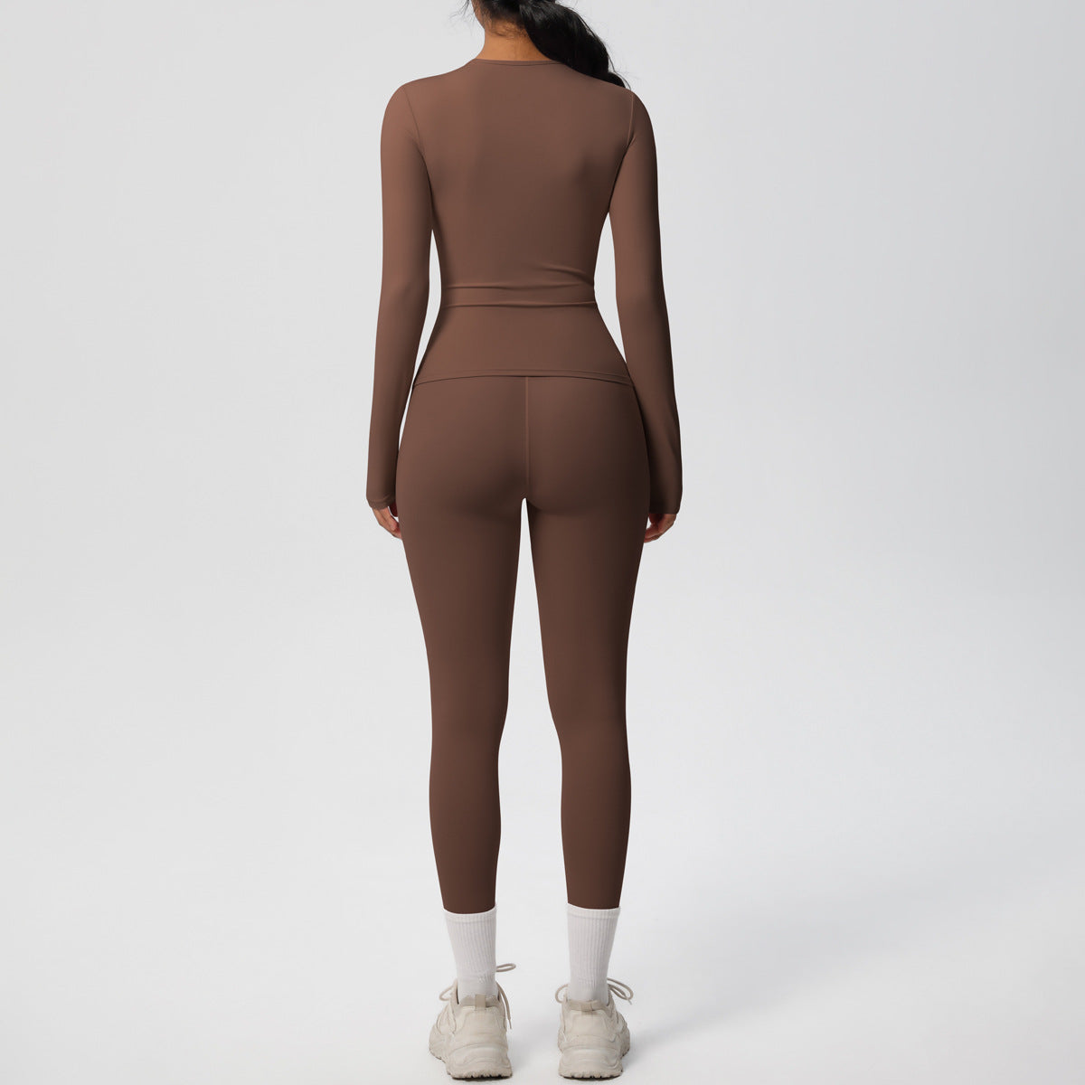 Quick Dry Skin-Friendly Yoga Set for Women – Long Sleeve & Fitness Pants