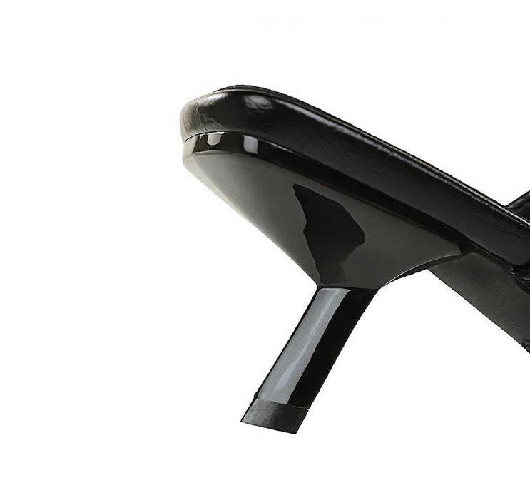 Mesh Lace Pointed Toe Stiletto Sandals Shoes Heels