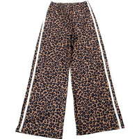 Leopard Print High Waist Wide Leg Trousers Pants - Modestly Vogue 
