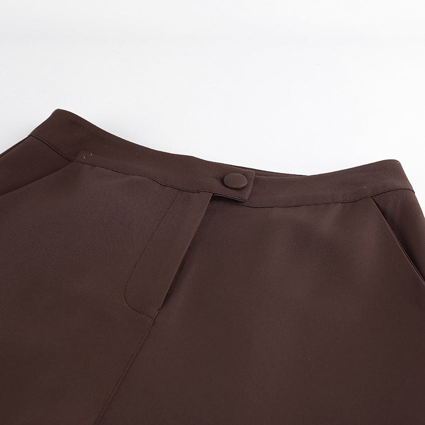 Layered Wide-Leg Pant Set - Modestly Vogue 