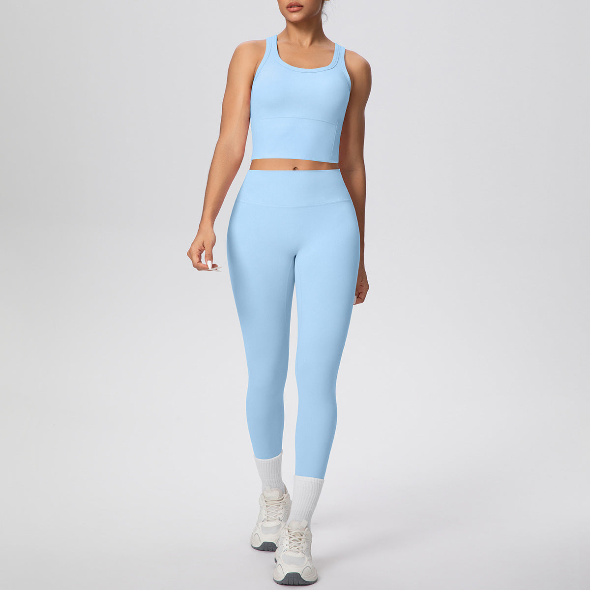 Vest Trousers Suit-Sky Blue