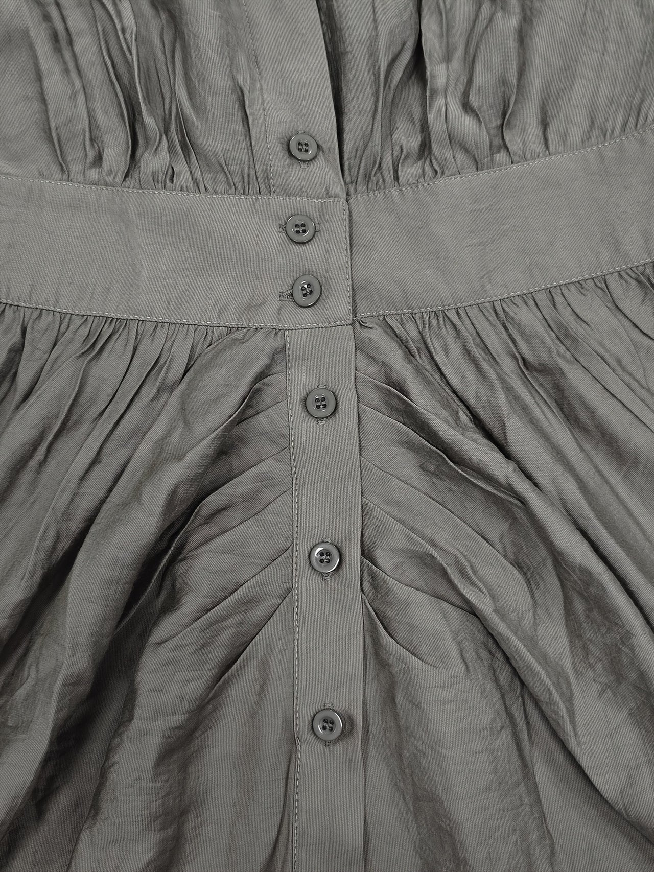 Spring Autumn French Elegant Collared Breasted Shirt Dress with Belt Dress - Modestly Vogue 