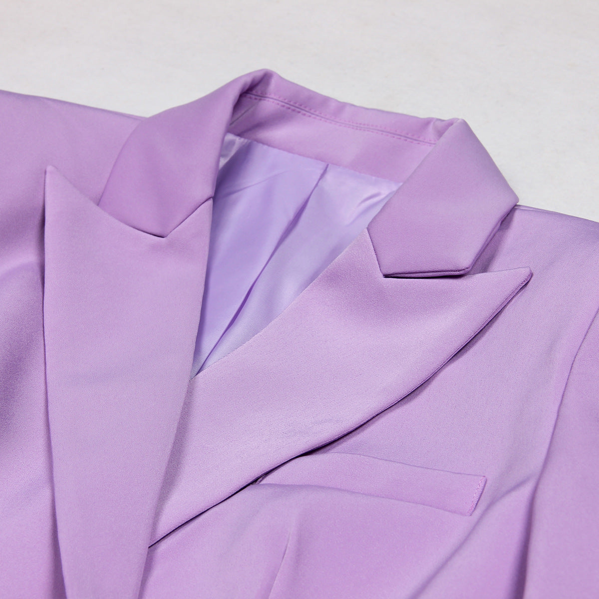 Black Tailored Bustier Blazer Suit Set Three Piece Pant Set - Modestly Vogue 