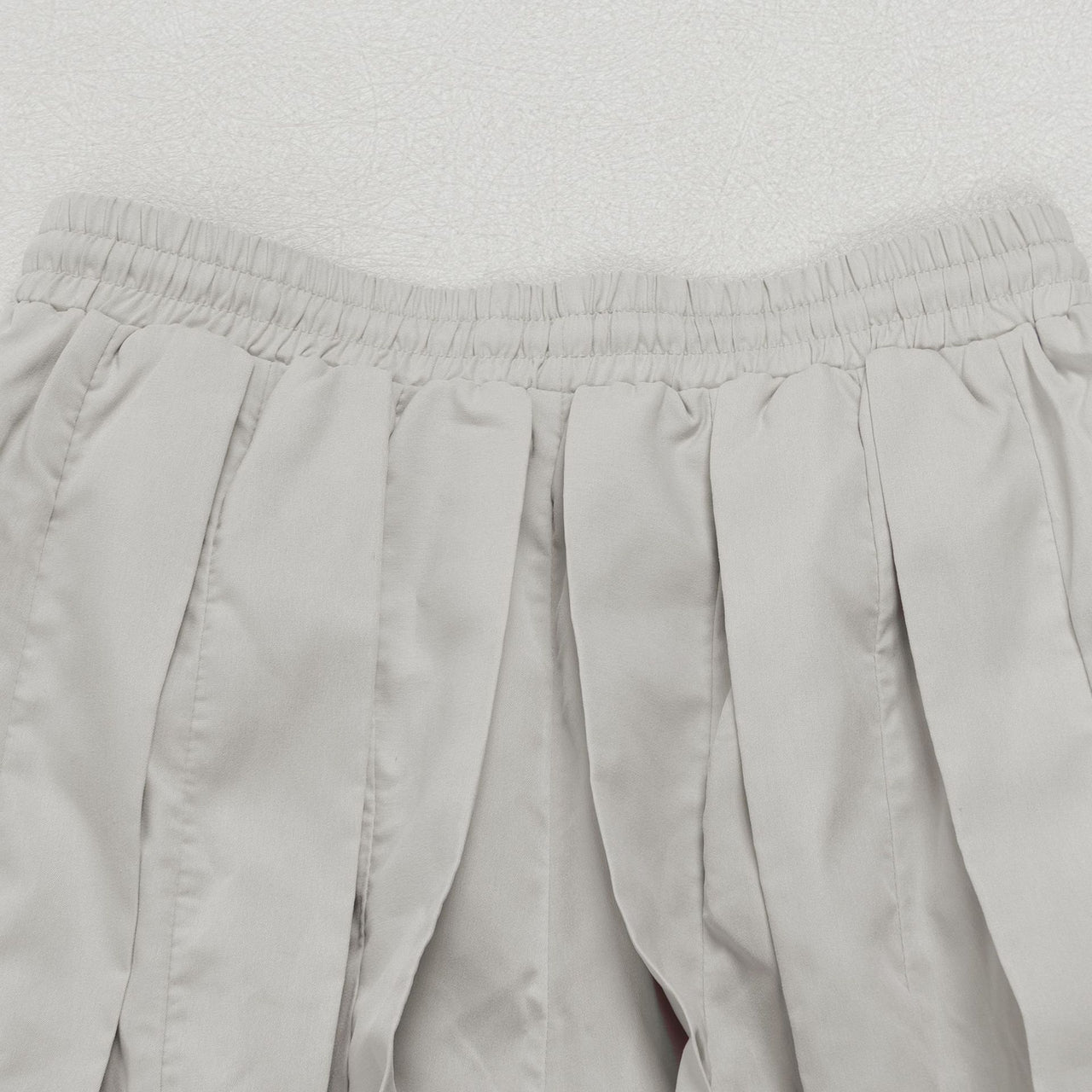 Taupe Ruffle Leg Ankle Banded Pants - Modestly Vogue 