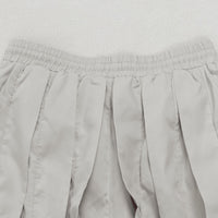 Taupe Ruffle Leg Ankle Banded Pants - Modestly Vogue 