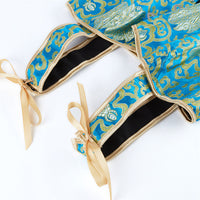 Blue Bronzed Color Tie Back Corset Bustier Top - Modestly Vogue 