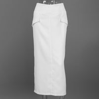 Women’s High Waist A-Line Skirt – Retro Long Spring Style - Modestly Vogue 