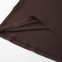 Elegant Ruched Twisted Maxi Bodycon Dress - Modestly Vogue 