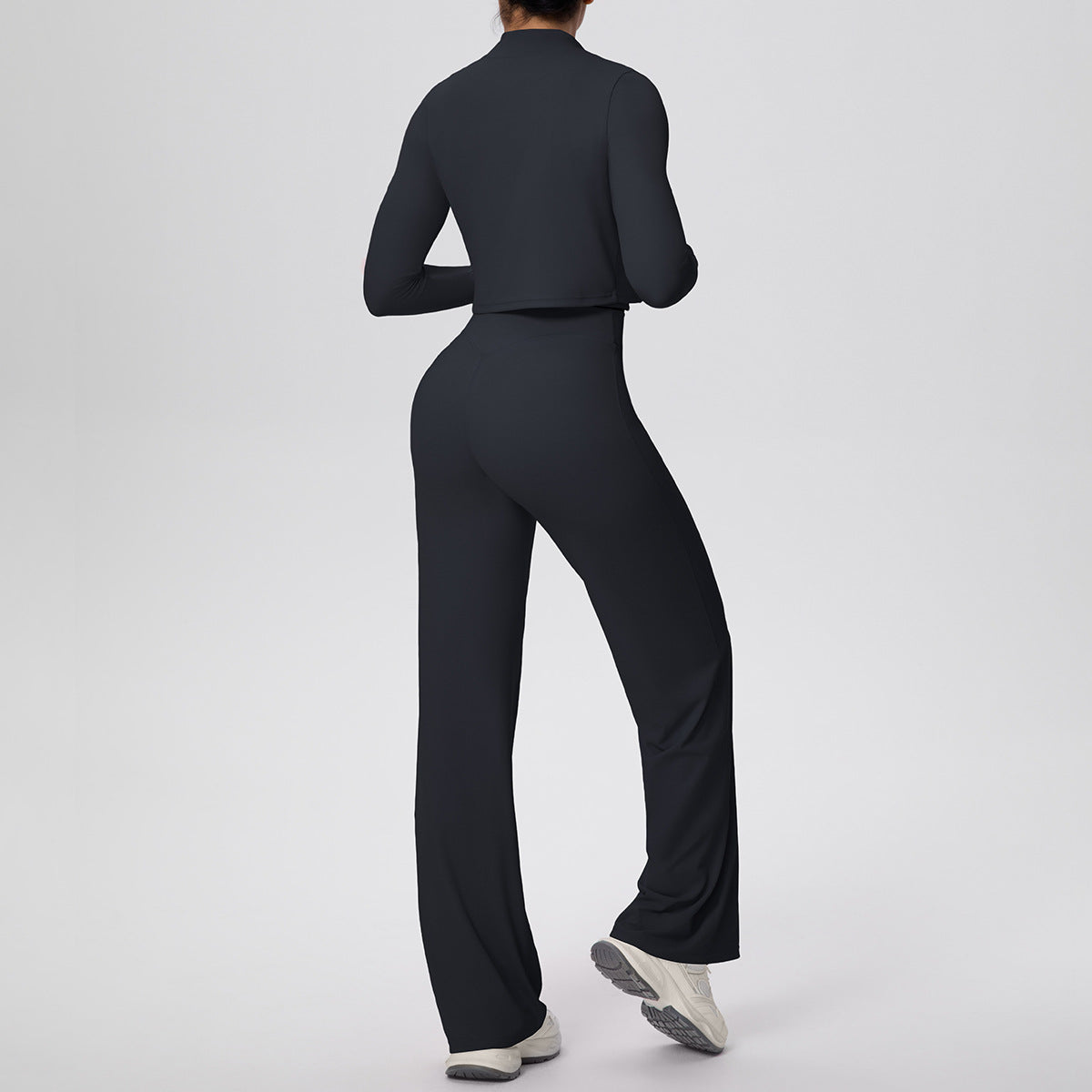 Women’s 3-Piece Sports Set | Zip Jacket, Halter Top & Pants