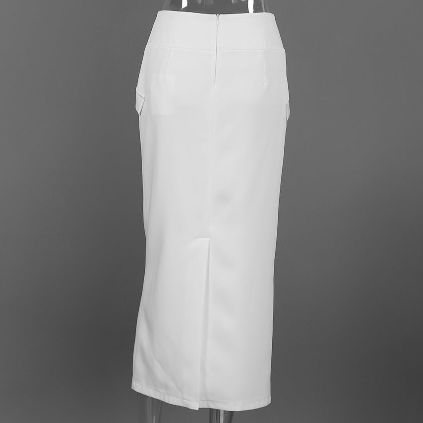 Women’s High Waist A-Line Skirt – Retro Long Spring Style - Modestly Vogue 
