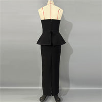 Tube Top Bandage One Piece Dress Niche Party Skinny Long Evening Dress