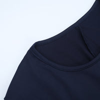 Private Wear Socialite Long Sleeve Thin Strap Slim Dress Autumn Winter Ruffled Maxi Dress - Modestly Vogue 