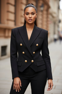 Women Blazer Jackets Popular Double Breasted Blazer - Modestly Vogue 