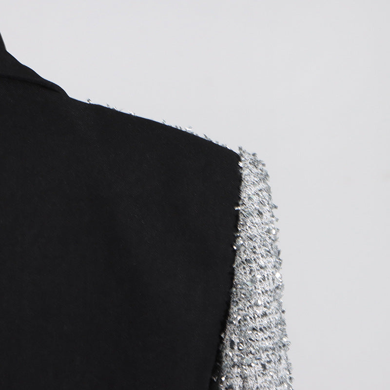 Tailored Draping Trendy Blazer Jacket - Modestly Vogue 