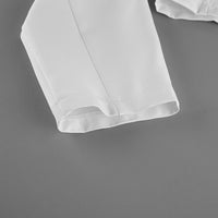 Women’s V-Neck Long Sleeve Loose Short Coat – Minimalist Chic