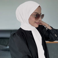 Ready-To-Wear Fastener Instant Hijab – Full Coverage Muslim Scarf - Modestly Vogue 