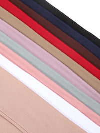 Crystal Hemp Women's Hijab Solid Color Muslim Ladies Turban Soft - Modestly Vogue 