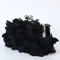 Flower Dinner Purse Designer Floral Chain Crossbody Bride Handbag - Modestly Vogue 