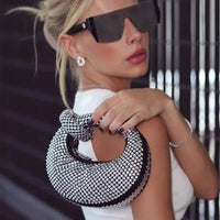 Crystal Mini Handbag for Special Occasions | Luxury Vegan Handbag - Modestly Vogue 
