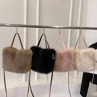 Faux Fur Tote Bag | Plush Luxury Women’s Handbag - Modestly Vogue 