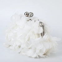 Flower Dinner Purse Designer Floral Chain Crossbody Bride Handbag - Modestly Vogue 