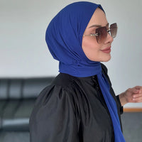 Ready-To-Wear Fastener Instant Hijab – Full Coverage Muslim Scarf - Modestly Vogue 