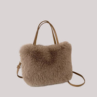 Faux Fur Tote Bag | Plush Luxury Women’s Handbag - Modestly Vogue 