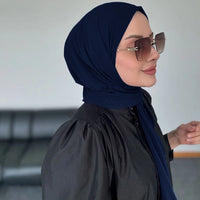 Ready-To-Wear Fastener Instant Hijab – Full Coverage Muslim Scarf - Modestly Vogue 